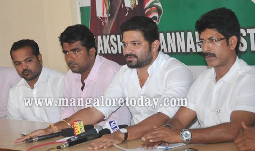 Youth Congress president Mithun Rai  